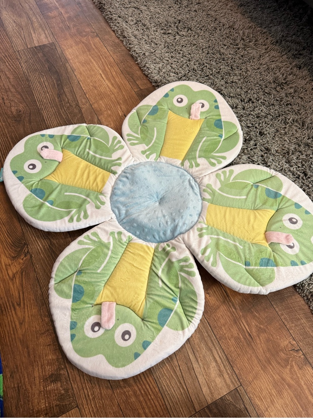 Green Frog Flower baby bath foam